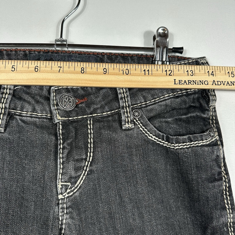 1921 Western Glove Works Jeans Womens 25 Slim Blue Distressed Denim Jeans - Picture 6 of 8